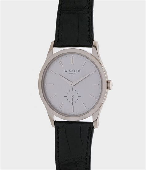 patek philippe calatrava white|Patek Philippe Calatrava small seconds.